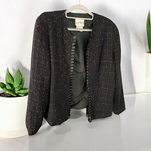 Joseph Ribkoff Black-Red Jacket
